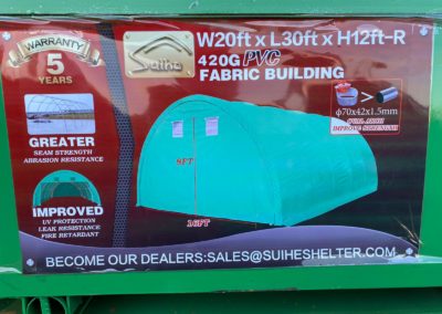 20×30 Dome Shelter New