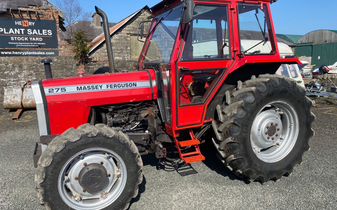 Massey 275 Tractor with front loader , immaculate wee tractor – SOLD!!!