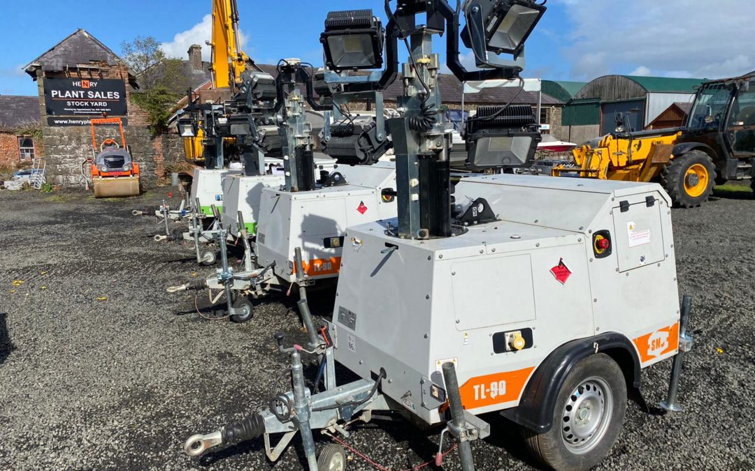 Choice of 5 SMC TL90 Lighting Towers , low hrs , all serviced