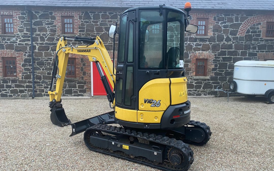 2020 Yanmar VIO-6 Mini digger , 245hrs Only , as new condition