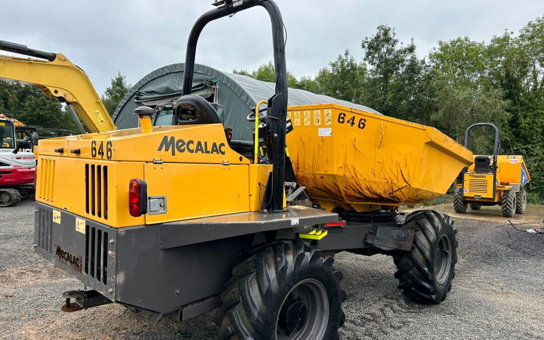 2019 Mecalac TA6 Swivel Dumper, Only done 1005 hrs , One Company Owner from new Immaculate