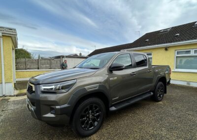 SOLD!! – 2023 March registered Toyota Hilux Invincible X Pickup, 6200 miles , immaculate as new condition, full spec , Full leather heated seats front and back , Auto Transmission.